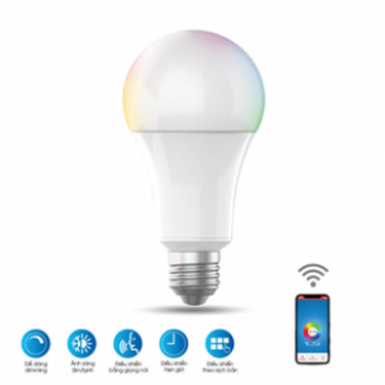 Đèn Led bulb A60 RGBW/9W.WF Rạng Đông